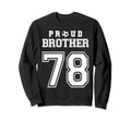 Number 78 Custom Proud Soccer Sweatshirt - Custom Art Print Men Women - T-Shirt, Sweatshirt, Hoodie