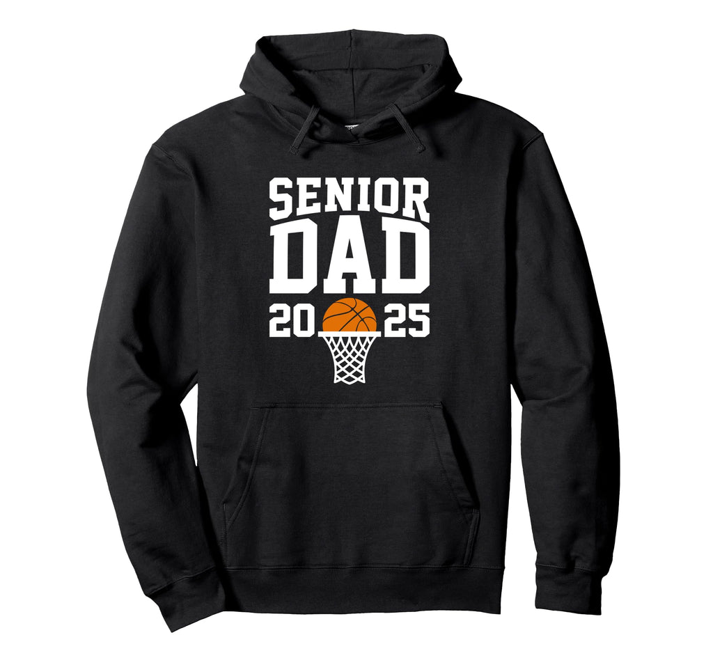 Proud Dad 2025 Senior Graduate Hoodie - Novelty Apparel for Adults - T-Shirt, Sweatshirt, Hoodie