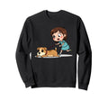 And Her Dog Funny Sweatshirt - Graphic Print Men Women - T-Shirt, Sweatshirt, Hoodie