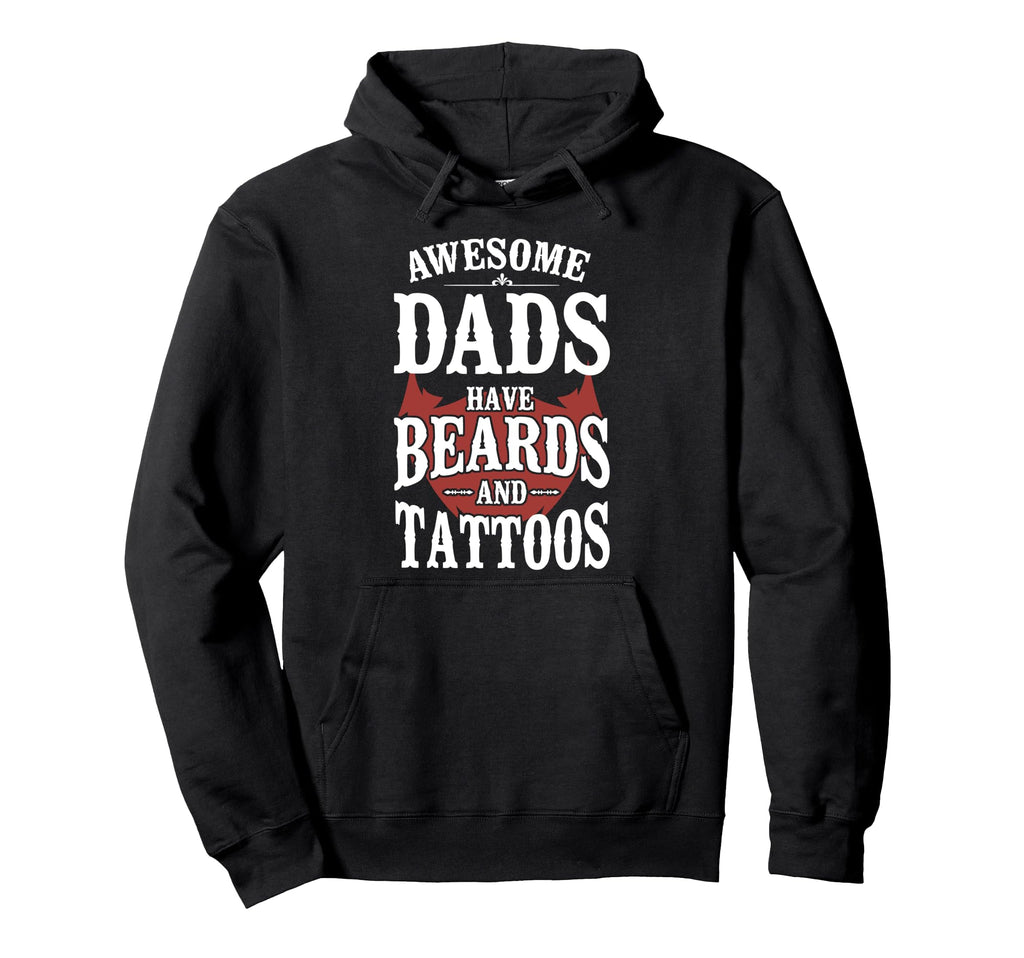 Beard Lover Bearded Dad Awesome Dads Hoodie - Novelty Apparel for Adults - T-Shirt, Sweatshirt, Hoodie