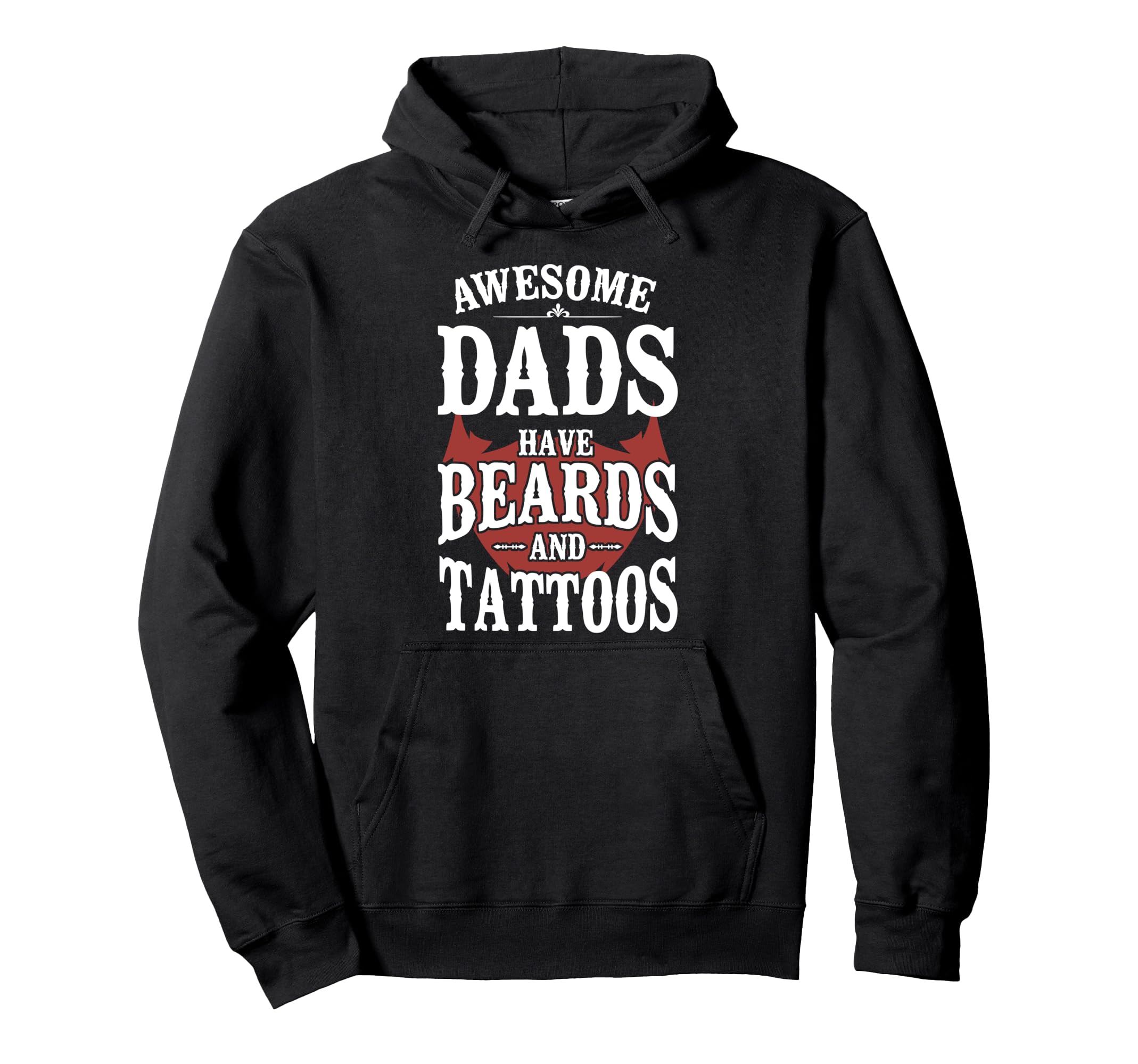 Beard Lover Bearded Dad Awesome Dads Hoodie - Novelty Apparel for Adults - T-Shirt, Sweatshirt, Hoodie