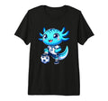 Funny Axolotl Soccer Player T-Shirt - Casual Everyday Wear for Adults - T-Shirt, Sweatshirt, Hoodie