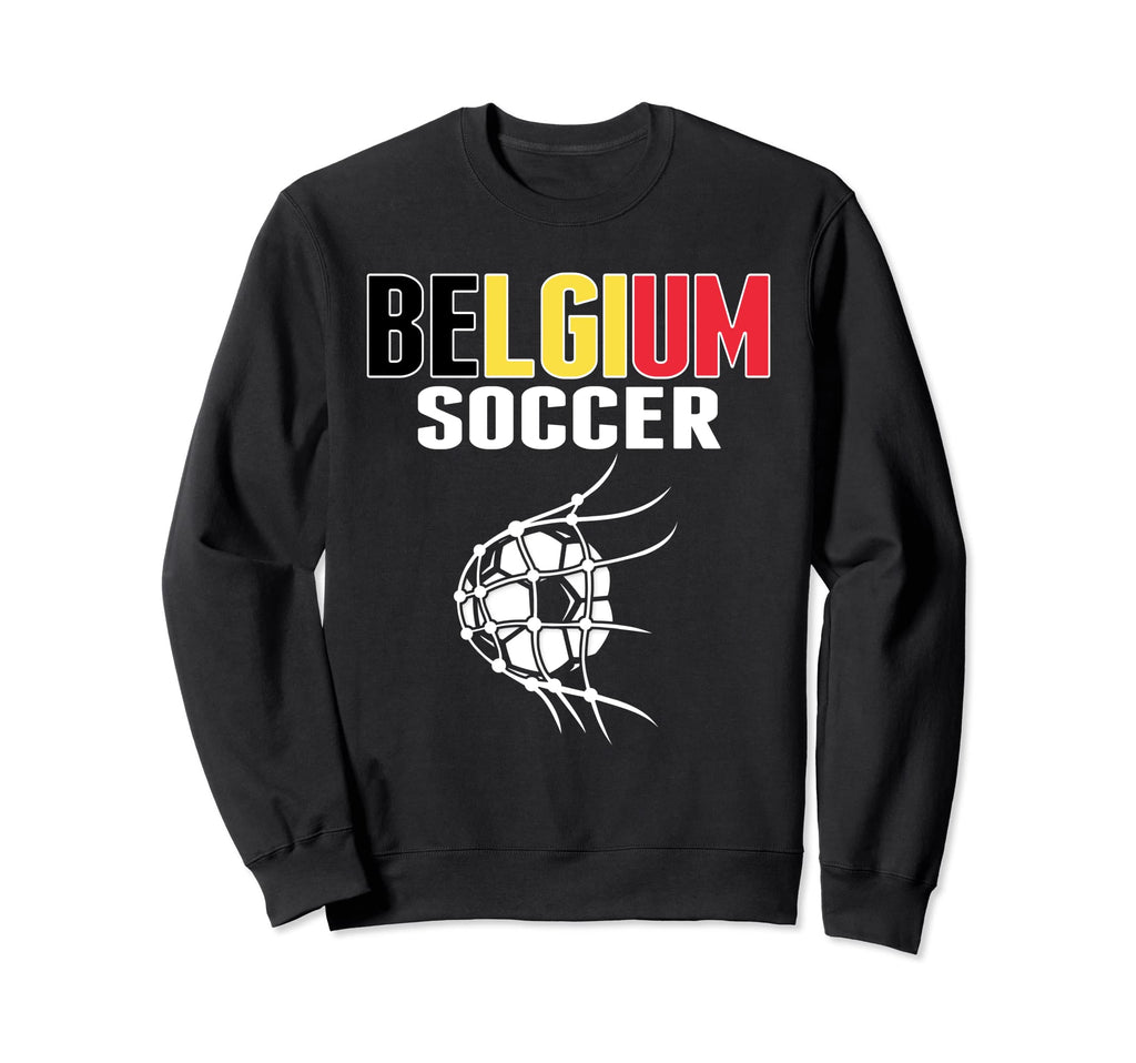 Belgium Soccer Ball Net Belgian Sweatshirt - Trendy Graphic Unisex - T-Shirt, Sweatshirt, Hoodie