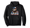 Papa Bear Gifts Funny Birthday Fun Gift Hoodie - Unique Graphic Men Women - T-Shirt, Sweatshirt, Hoodie