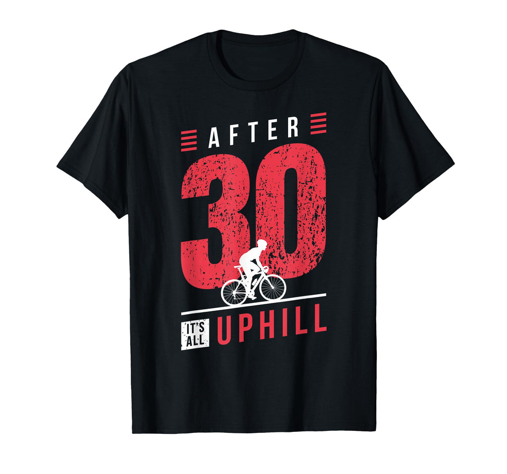 Cyclist 30Th Birthday Cycling Dad T-Shirt - Aesthetic Graphic for Adults - T-Shirt, Sweatshirt, Hoodie