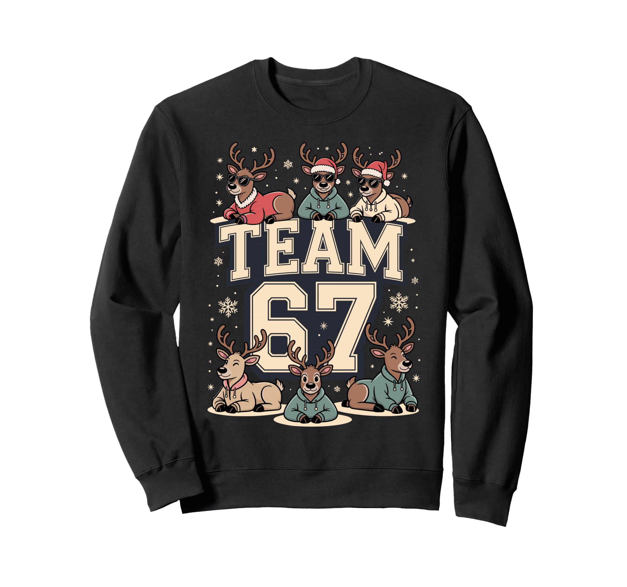 Team 67 Family Mom Dad Matching Sweatshirt - Graphic Print for Adults - T-Shirt, Sweatshirt, Hoodie