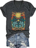 Womens Vintage Flowers V Neck Boho Floral Wildflowers - Adult & Kids T-Shirts, Sweatshirts & Hoodies apparel design preview 1