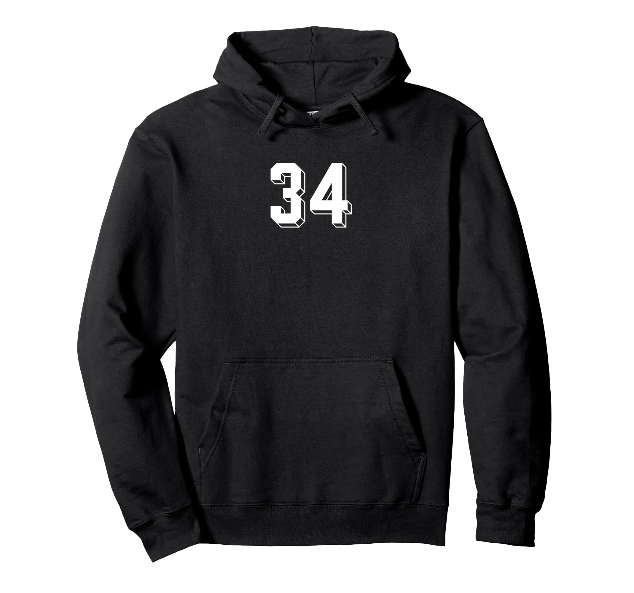 Number 34 80S 90S Soccer Team Jersey Hoodie - Graphic Print Men Women - T-Shirt, Sweatshirt, Hoodie