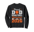 Proud Dad 2026 Senior Graduate Sweatshirt - Unique Graphic Unisex - T-Shirt, Sweatshirt, Hoodie