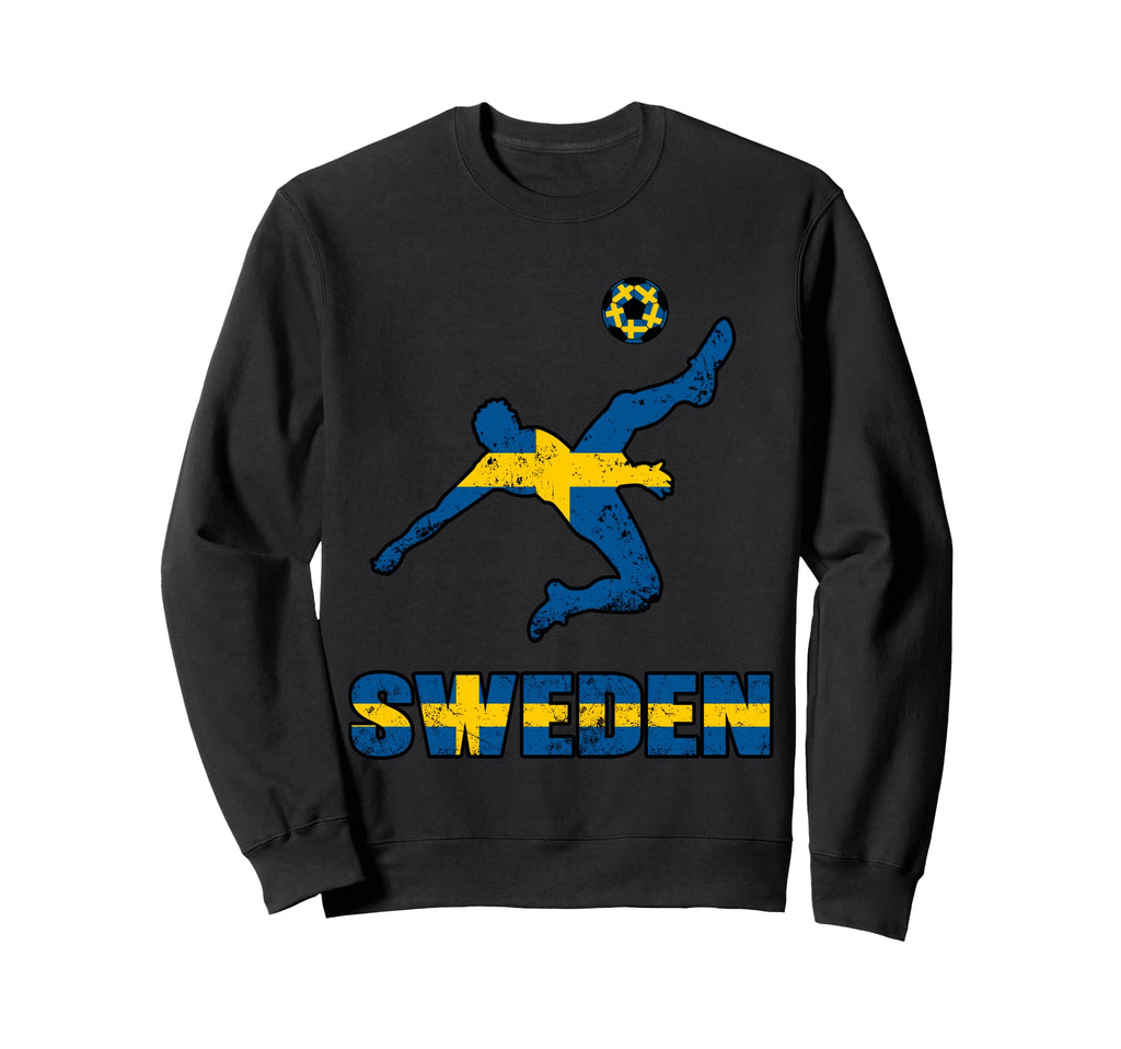 Sweden Football Soccer Game Player Sweatshirt - Fun Novelty Design Unisex - T-Shirt, Sweatshirt, Hoodie