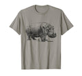 Love Heart Hippos Silhouette Hippo T-Shirt - Fun Novelty Design Unisex - T-Shirt, Sweatshirt, Hoodie