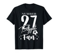 Number 27 Biggest Fan Soccer T-Shirt - Fun Novelty Design for Adults - T-Shirt, Sweatshirt, Hoodie