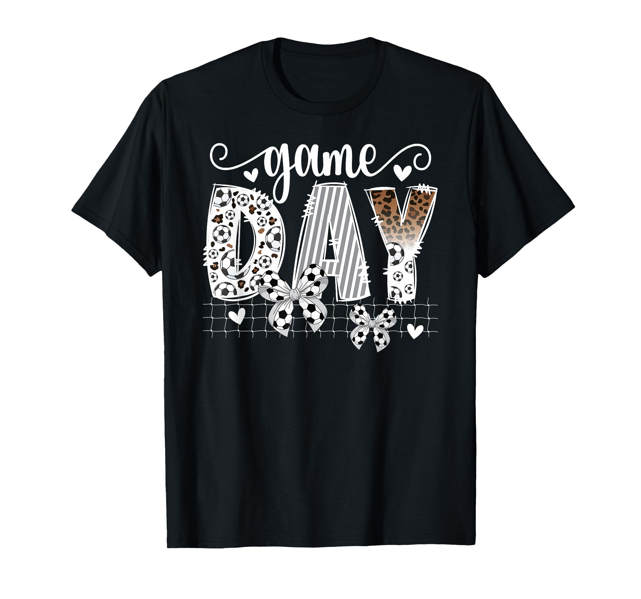 Game Day Soccer Coquette Soccer Game Day T-Shirt - Novelty Apparel Unisex - T-Shirt, Sweatshirt, Hoodie