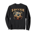 Soccer Ball Leopard Sweatshirt - Aesthetic Graphic for Adults - T-Shirt, Sweatshirt, Hoodie
