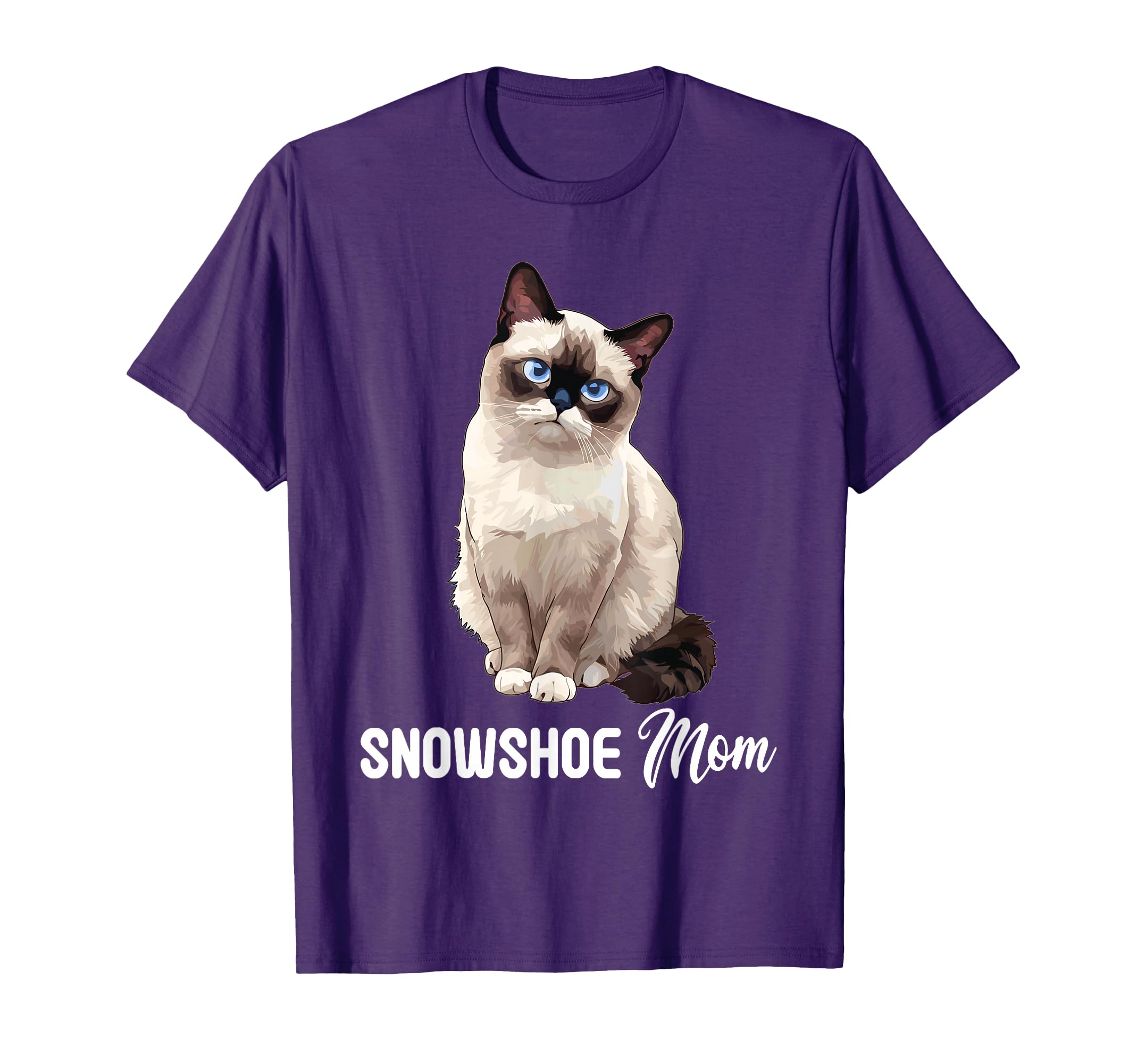 Snowshoe Cats Cat Kitten Snowshoe Mom T-Shirt - Custom Art Print for Adults - T-Shirt, Sweatshirt, Hoodie