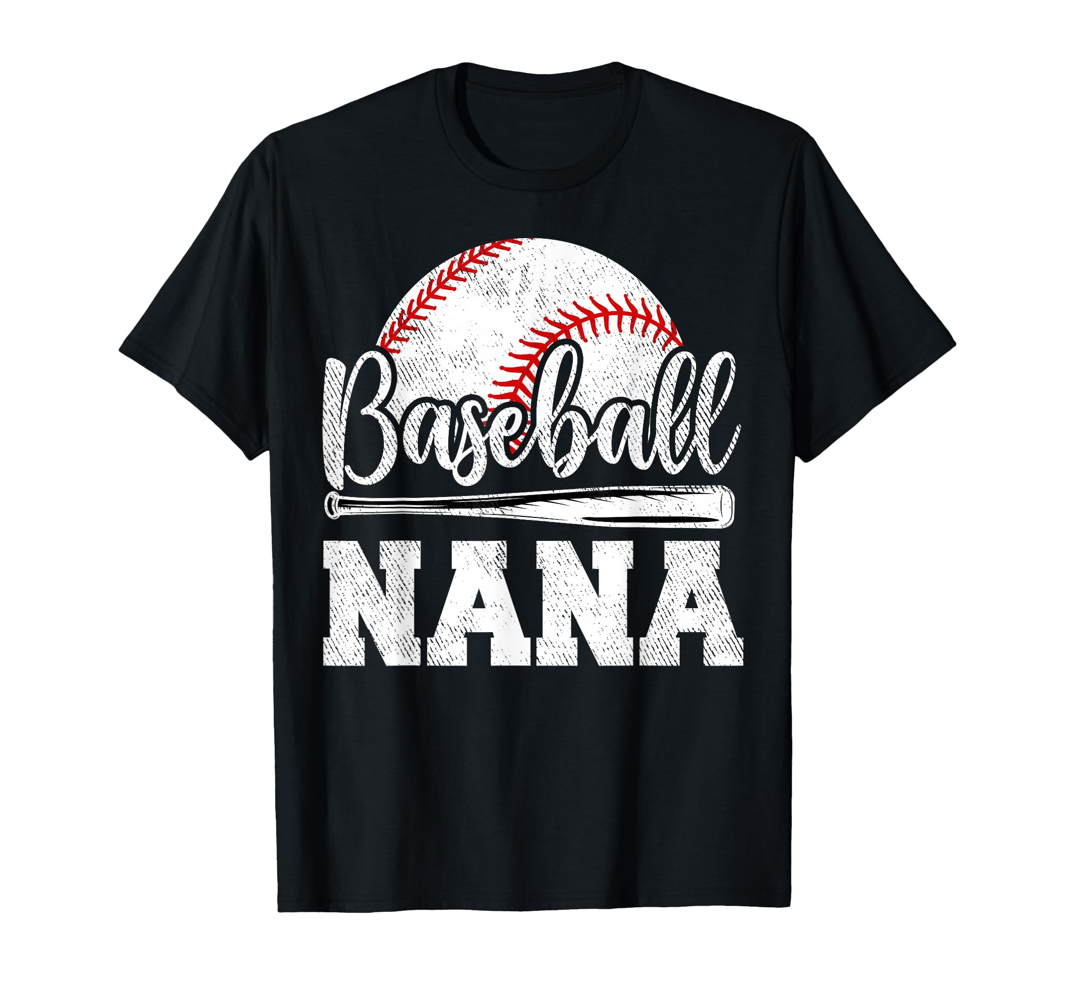 Baseball Nana Baseball Player Game T-Shirt - Custom Art Print Men Women - T-Shirt, Sweatshirt, Hoodie