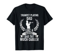 Trumpeter Fathersday Playing Trumpet T-Shirt - Casual Everyday Wear Unisex - T-Shirt, Sweatshirt, Hoodie