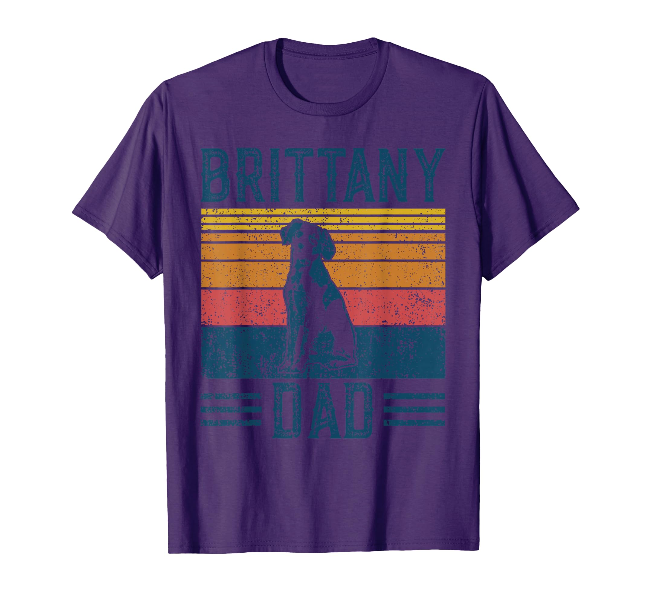 Dog Brittany Dad Brittany Dad T-Shirt - Custom Art Print Unisex - T-Shirt, Sweatshirt, Hoodie