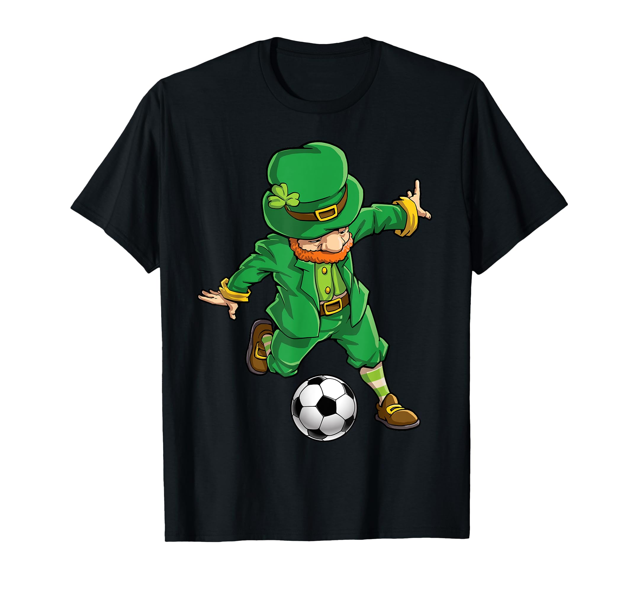 Soccer Leprechaun St Patricks Day Sports T-Shirt - Minimalist Print Unisex - T-Shirt, Sweatshirt, Hoodie