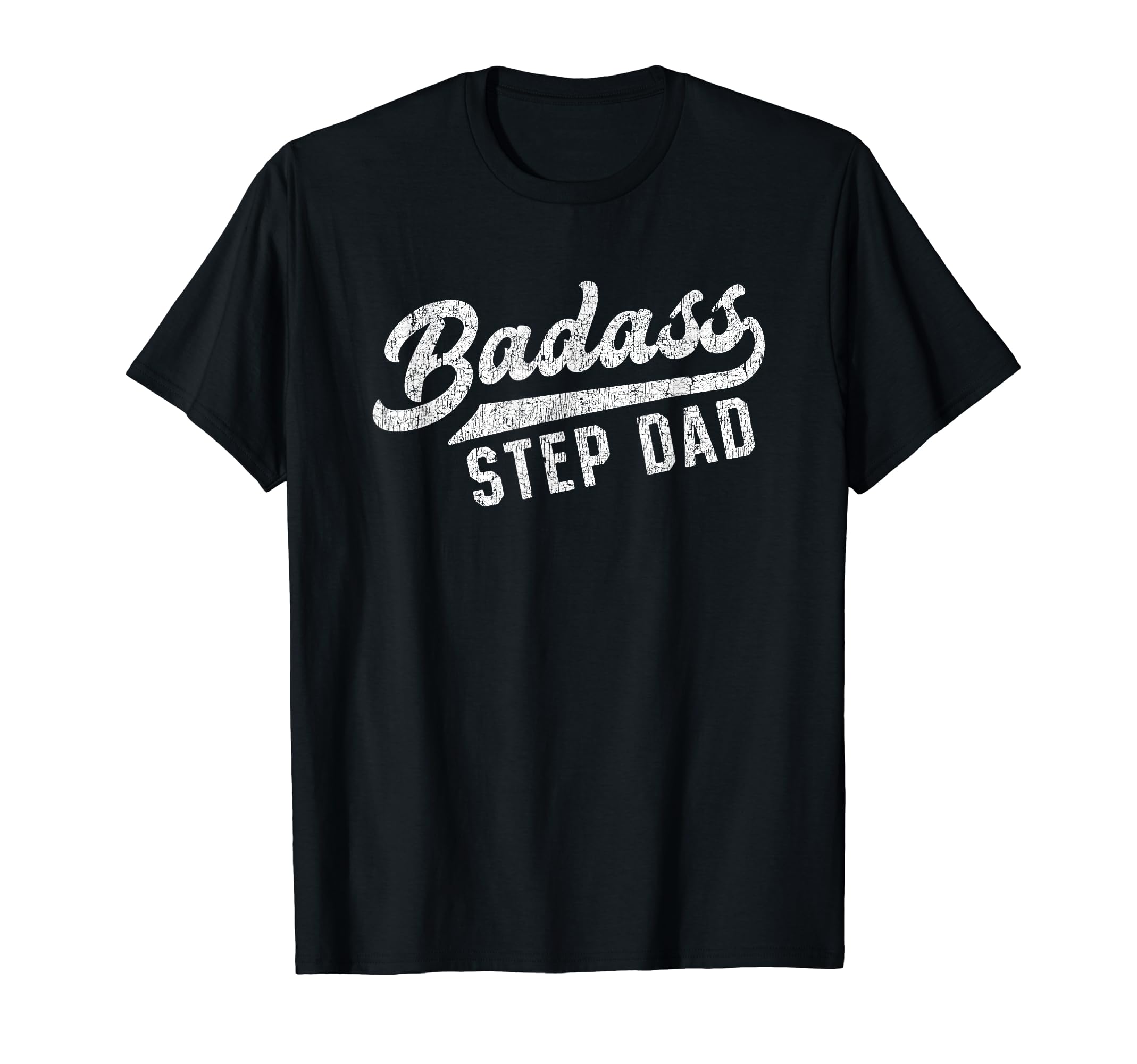 Badass Step Dad Sports T-Shirt - Custom Art Print for Adults - T-Shirt, Sweatshirt, Hoodie