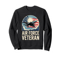 Air Force Veteran Us American Flag Sweatshirt - Streetwear Style Unisex - T-Shirt, Sweatshirt, Hoodie