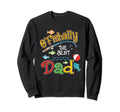Ofishally Best Dad Father Birthday Sweatshirt - Minimalist Print Men Women - T-Shirt, Sweatshirt, Hoodie