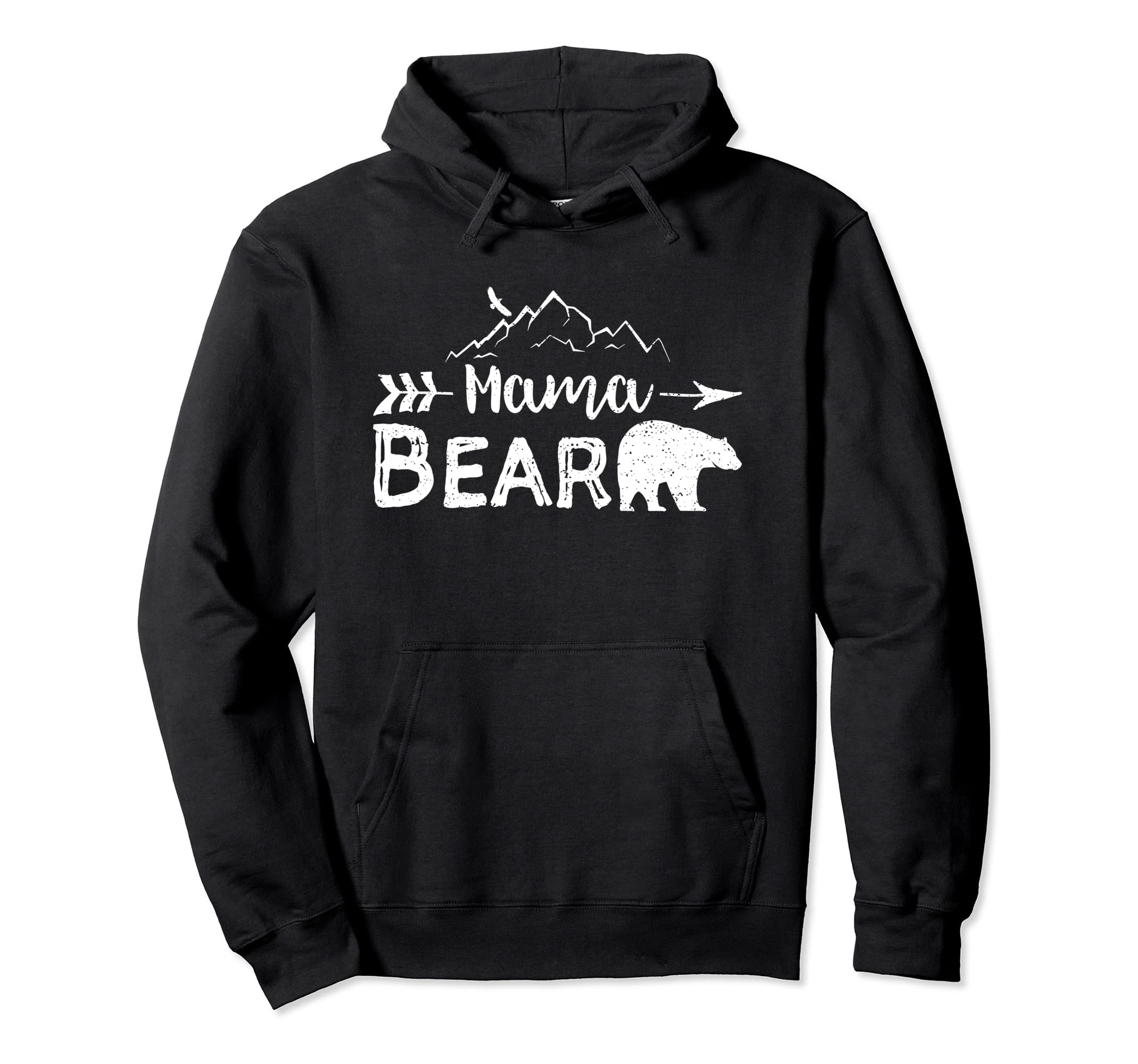 Mama Bear Matching Family Mama Papa Bear Hoodie - Unique Graphic Unisex - T-Shirt, Sweatshirt, Hoodie