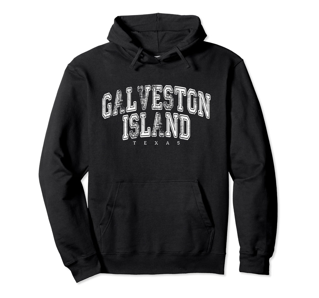 Galveston Island Texas Us City State Hoodie - Custom Art Print for Adults - T-Shirt, Sweatshirt, Hoodie