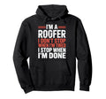 Roofer Dad Roof Mechanic Profession Hoodie - Casual Everyday Wear Unisex - T-Shirt, Sweatshirt, Hoodie