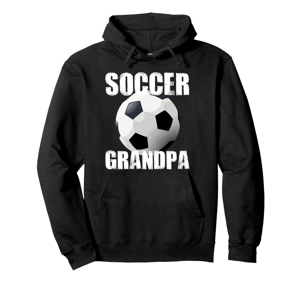Soccer Grandpa Grandfather Football Hoodie - Minimalist Print for Adults - T-Shirt, Sweatshirt, Hoodie