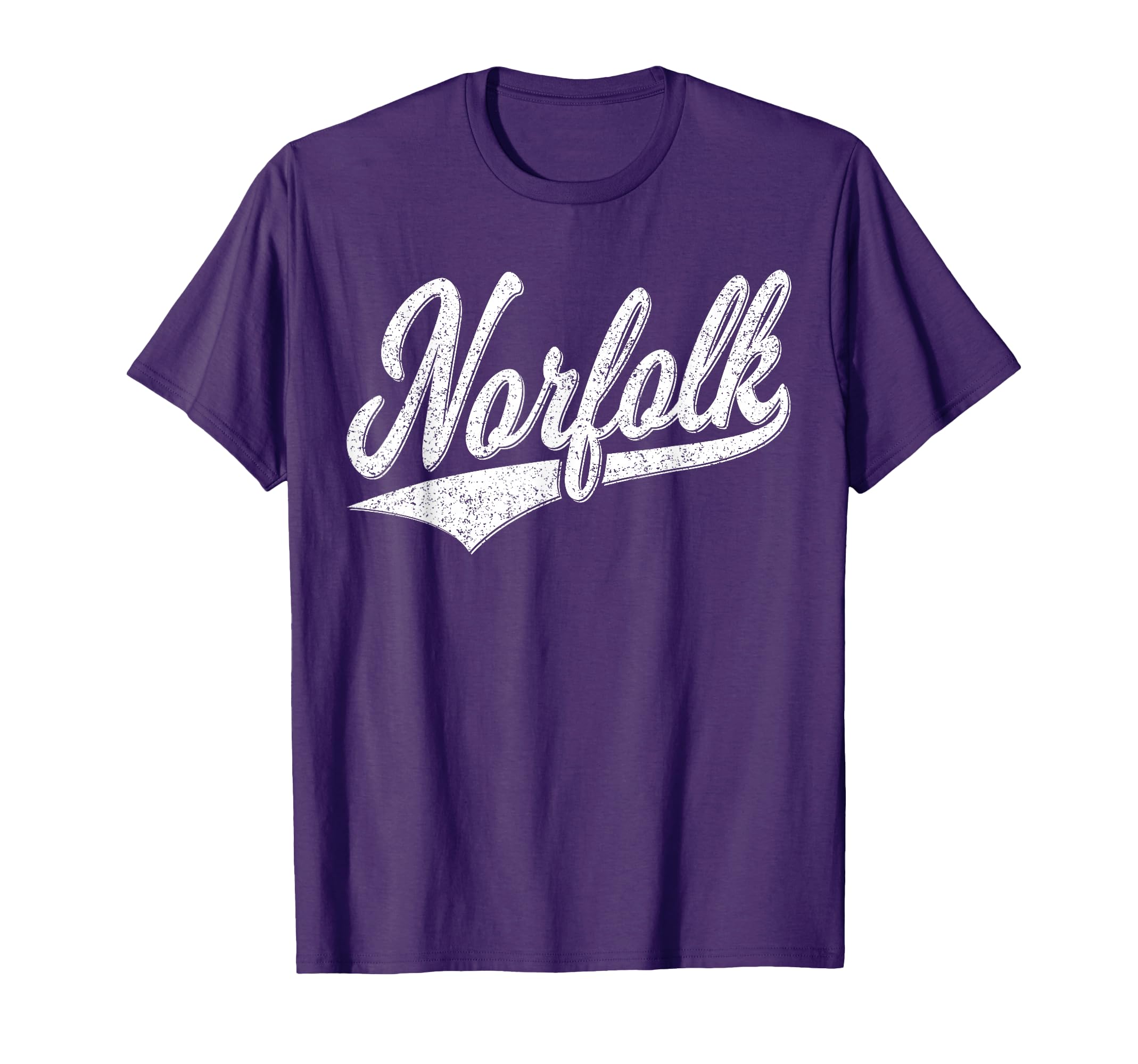 Norfolk Virginia Varsity Script Sports T-Shirt - Streetwear Style Unisex - T-Shirt, Sweatshirt, Hoodie