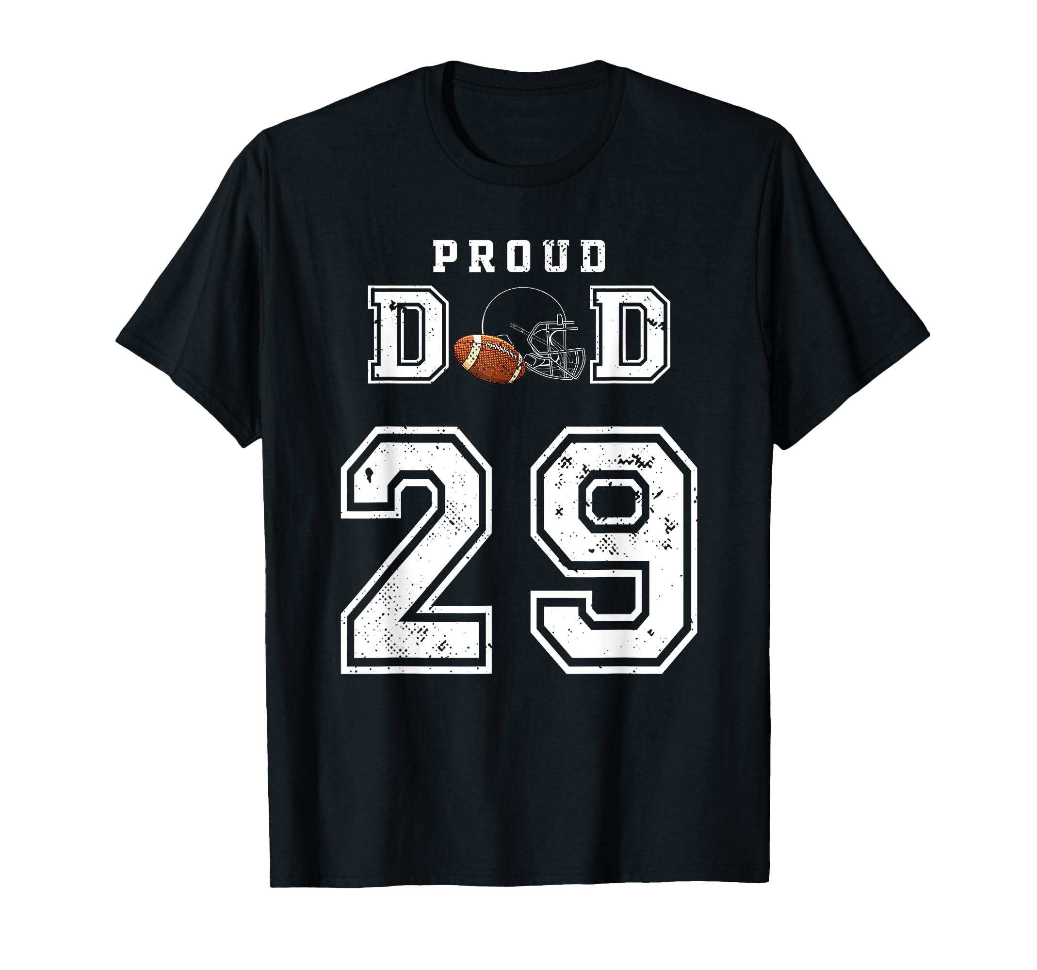 Custom Proud Football Dad Number 29 T-Shirt - Aesthetic Graphic Unisex - T-Shirt, Sweatshirt, Hoodie