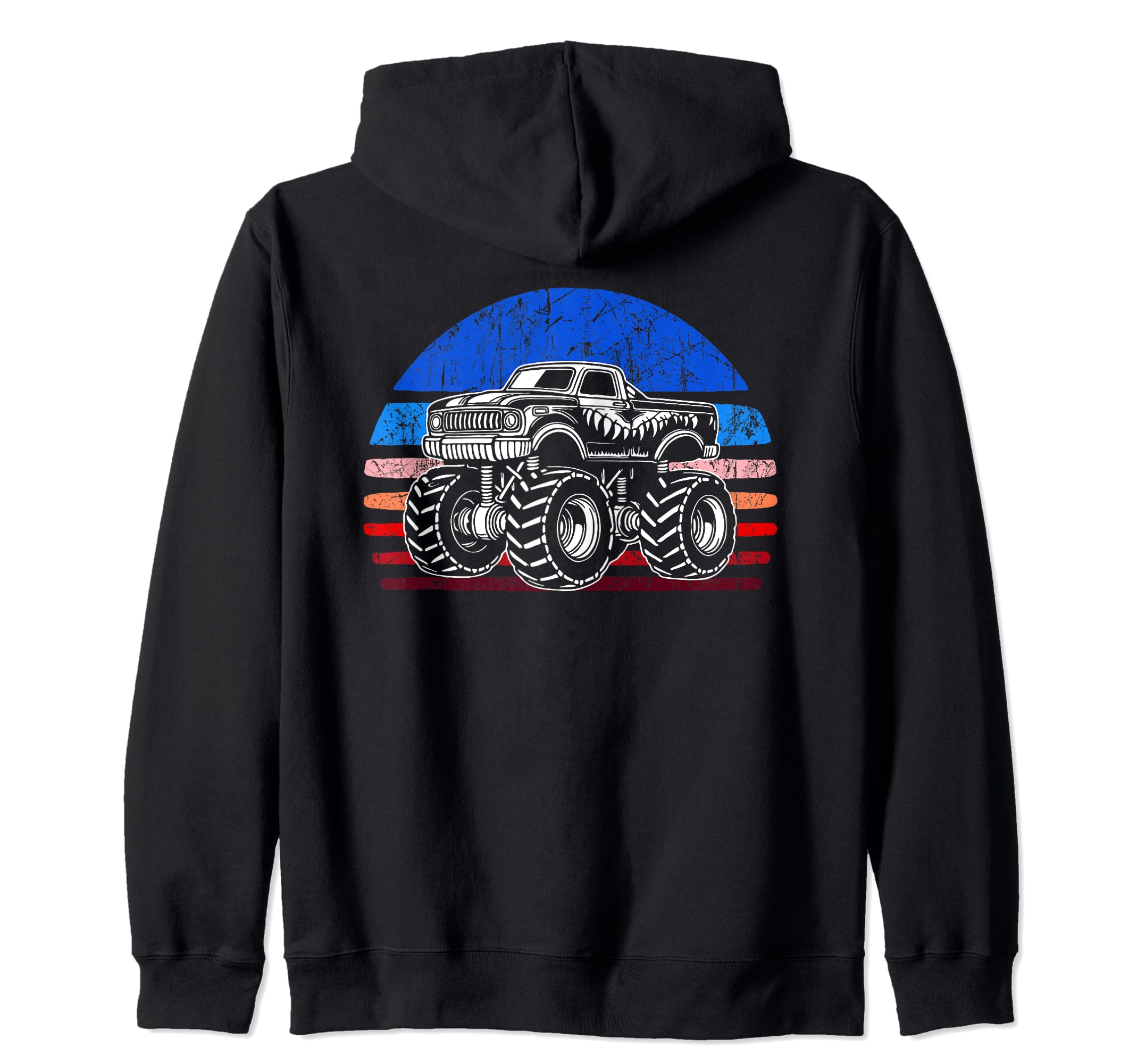 Monster Truck Dad Fathers Day Click More Hoodie - Fun Novelty Design Unisex - T-Shirt, Sweatshirt, Hoodie