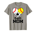 Ball Mom Funny Baseball Softball T-Shirt - Aesthetic Graphic for Adults - T-Shirt, Sweatshirt, Hoodie