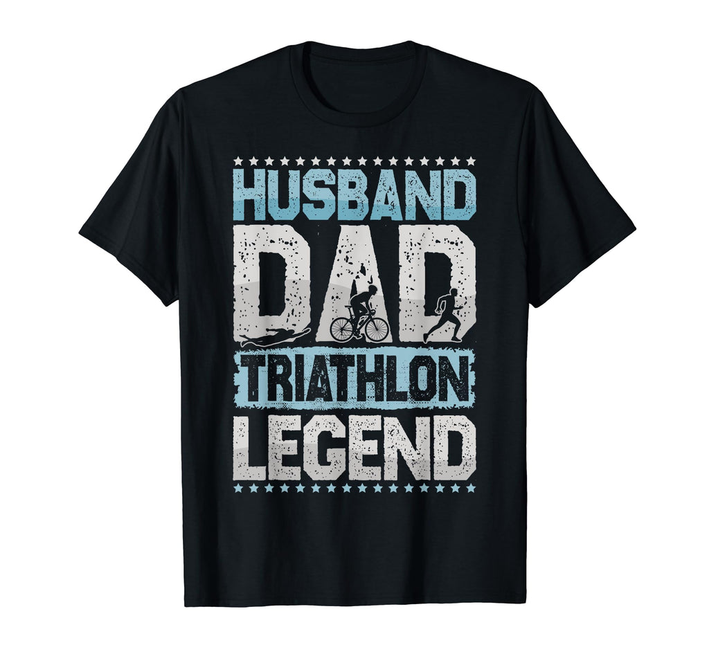 Marathon Husband Dad Triathlon T-Shirt - Casual Everyday Wear for Adults - T-Shirt, Sweatshirt, Hoodie