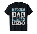 Marathon Husband Dad Triathlon T-Shirt - Casual Everyday Wear for Adults - T-Shirt, Sweatshirt, Hoodie