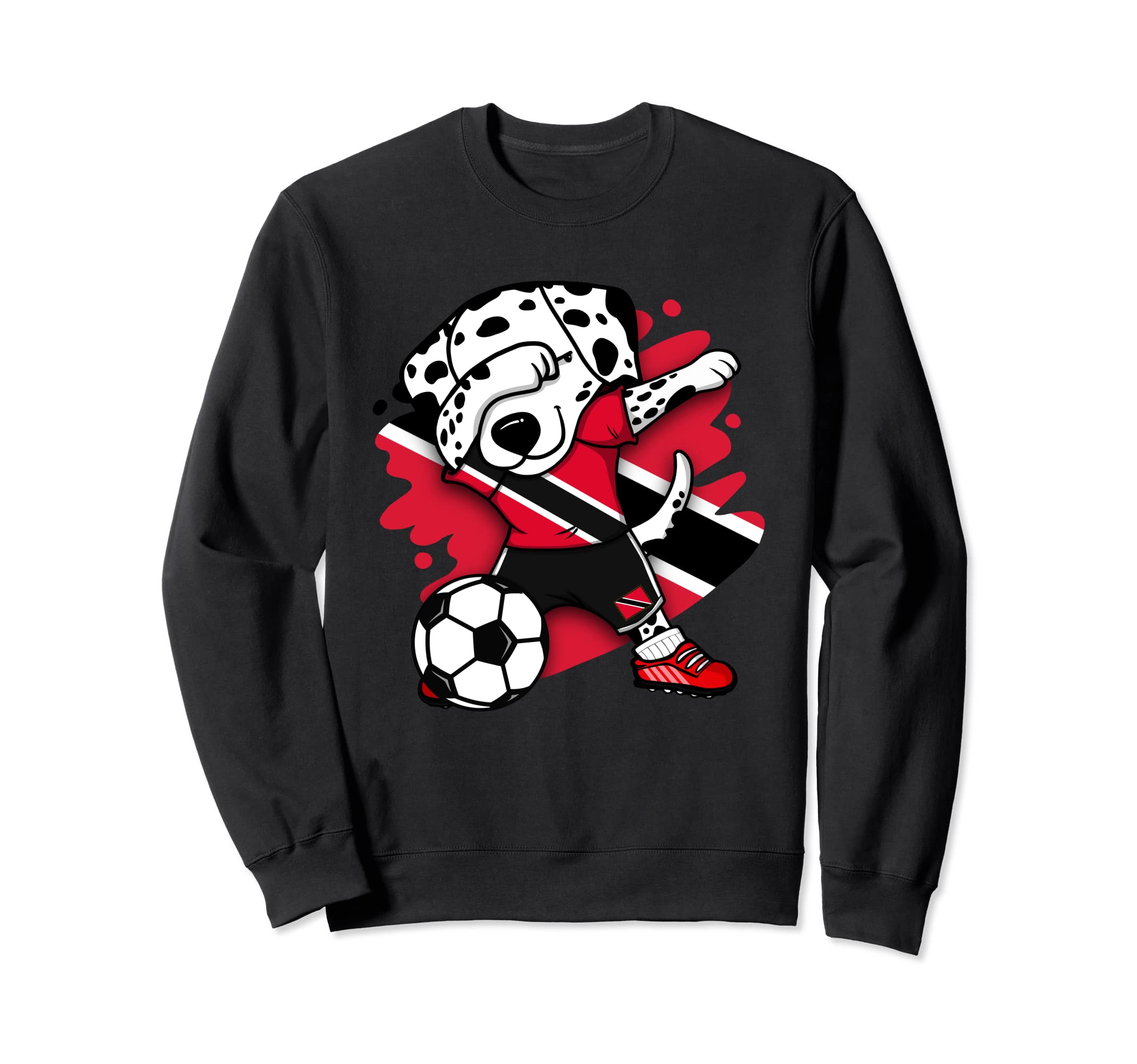Dabbing Dalmatian Dog Trinidad And Sweatshirt - Streetwear Style Men Women - T-Shirt, Sweatshirt, Hoodie