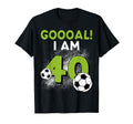 40Th Birthday Soccer Theme 40Year Old B T-Shirt - Trendy Graphic Unisex - T-Shirt, Sweatshirt, Hoodie