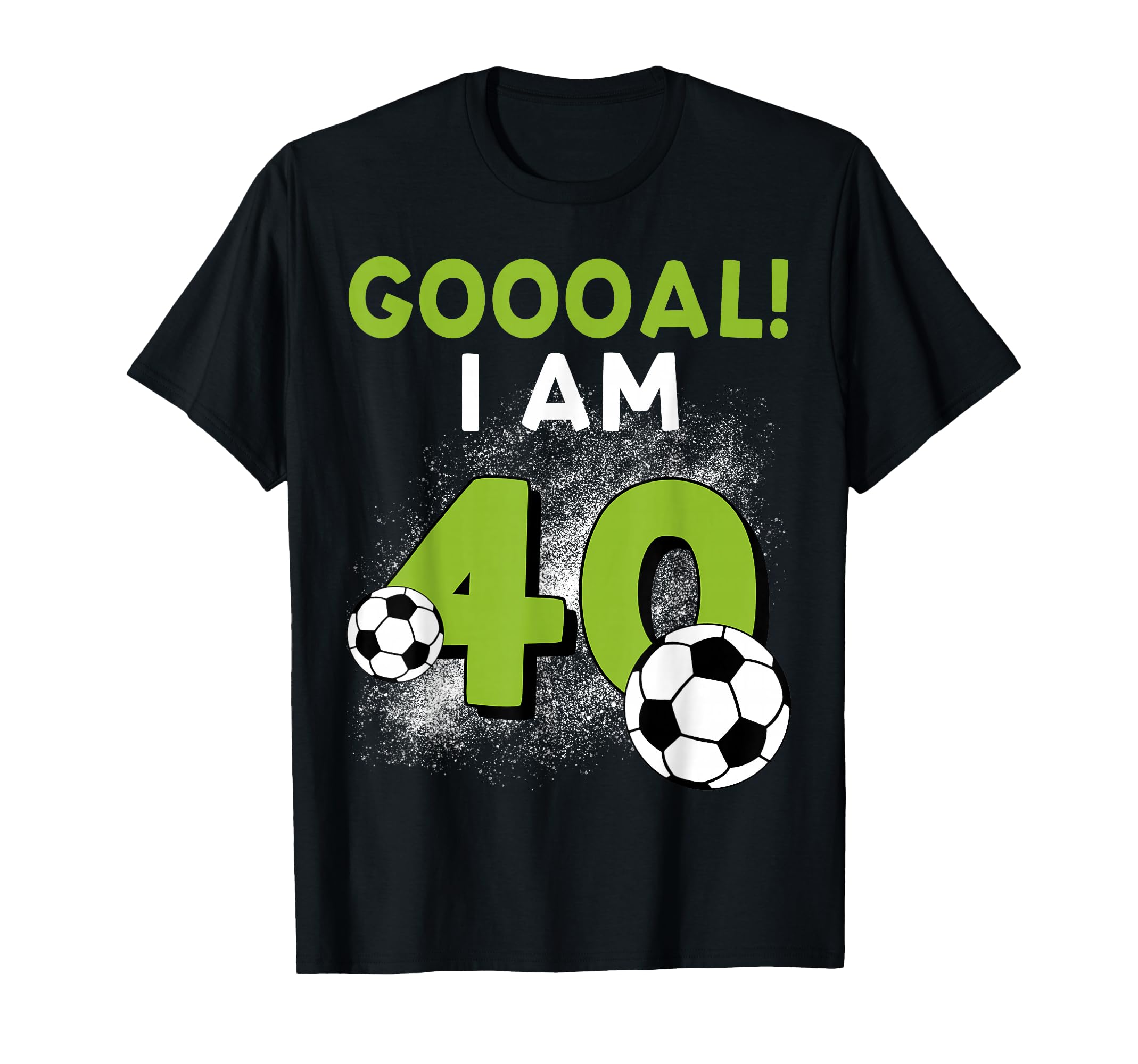 40Th Birthday Soccer Theme 40Year Old B T-Shirt - Trendy Graphic Unisex - T-Shirt, Sweatshirt, Hoodie