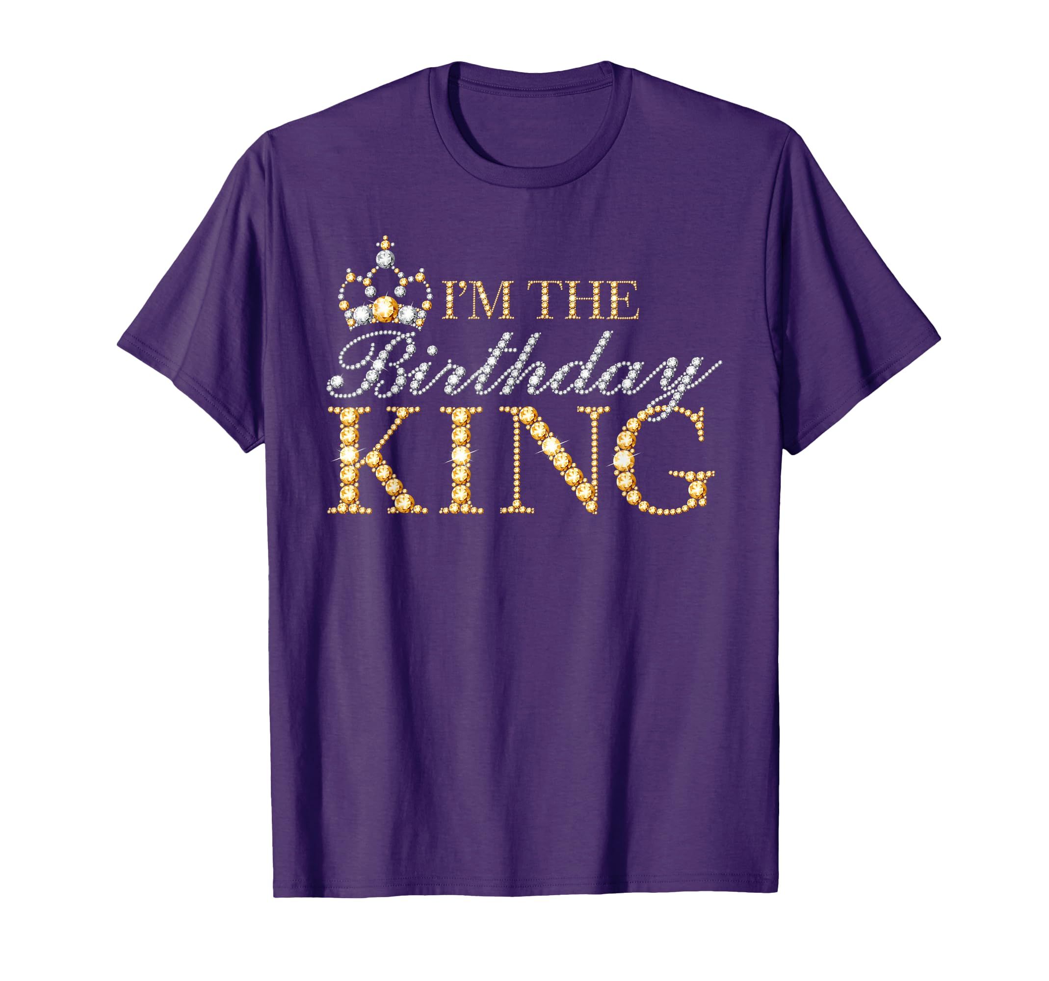 Im Birthday King Couple Matching T-Shirt - Novelty Apparel for Adults - T-Shirt, Sweatshirt, Hoodie