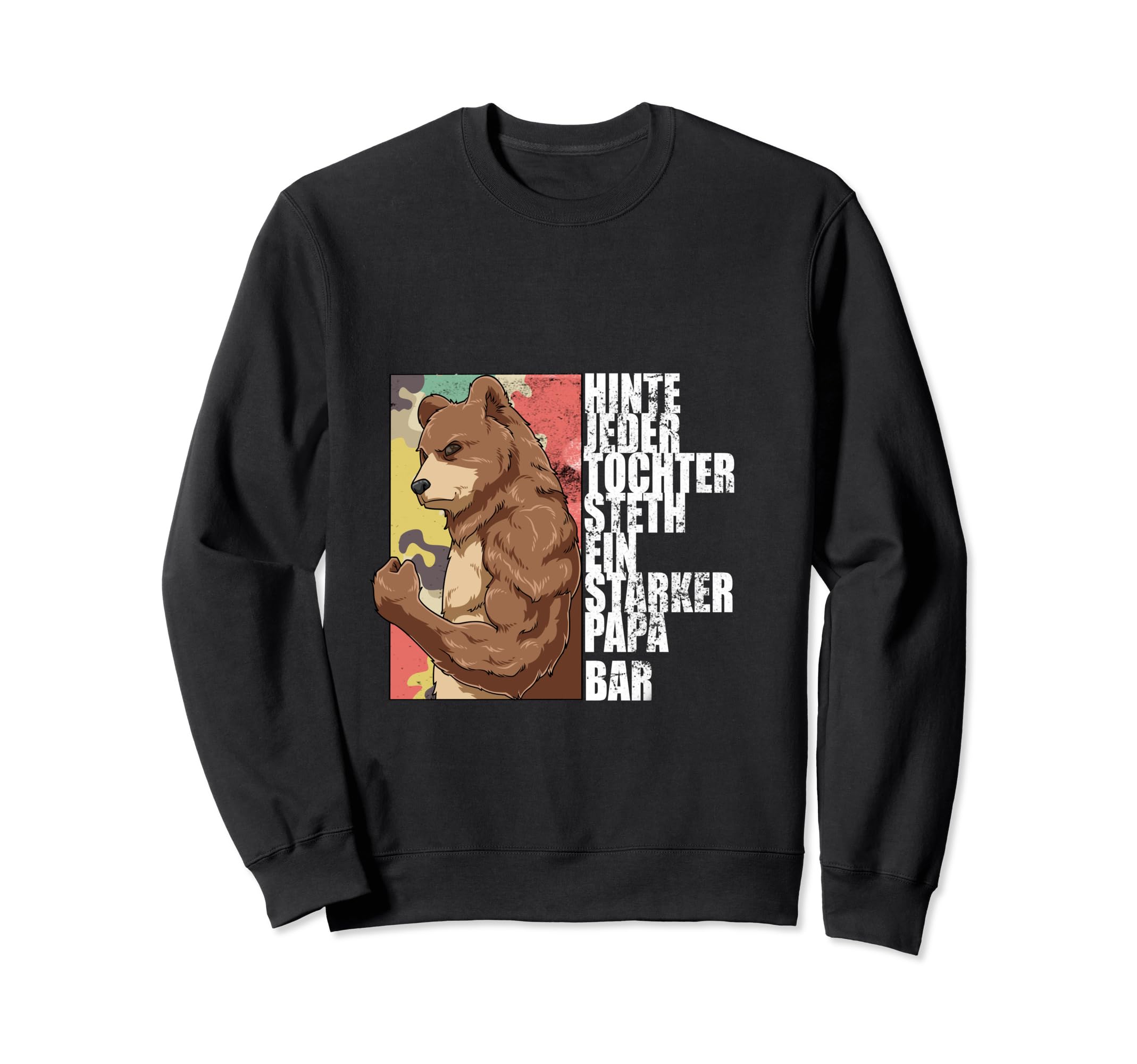 Papabear And Strong Father Bear Sweatshirt - Unique Graphic Men Women - T-Shirt, Sweatshirt, Hoodie
