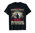 Mens Never Underestimate Old Vietnam T-Shirt - Minimalist Print for Adults - T-Shirt, Sweatshirt, Hoodie
