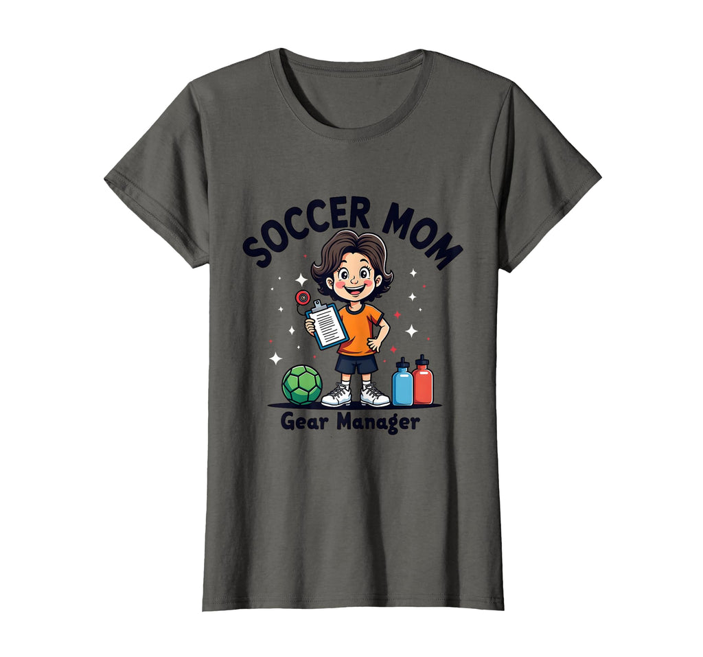 Soccer Mom Gear Manager Team Spirit T-Shirt - Novelty Apparel Men Women - T-Shirt, Sweatshirt, Hoodie