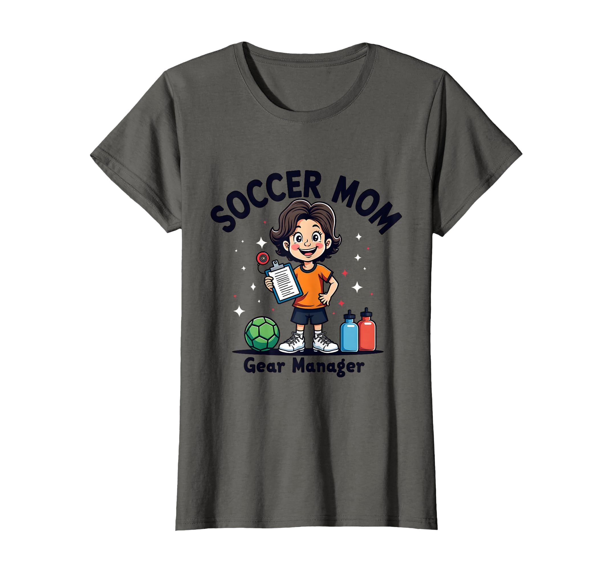 Soccer Mom Gear Manager Team Spirit T-Shirt - Novelty Apparel Men Women - T-Shirt, Sweatshirt, Hoodie