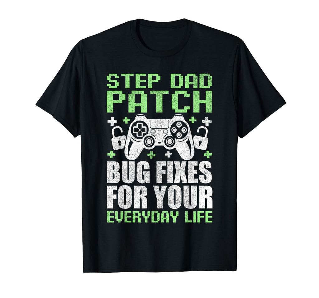 Gamer Stepdad Fathers Day Step Dad T-Shirt - Minimalist Print for Adults - T-Shirt, Sweatshirt, Hoodie