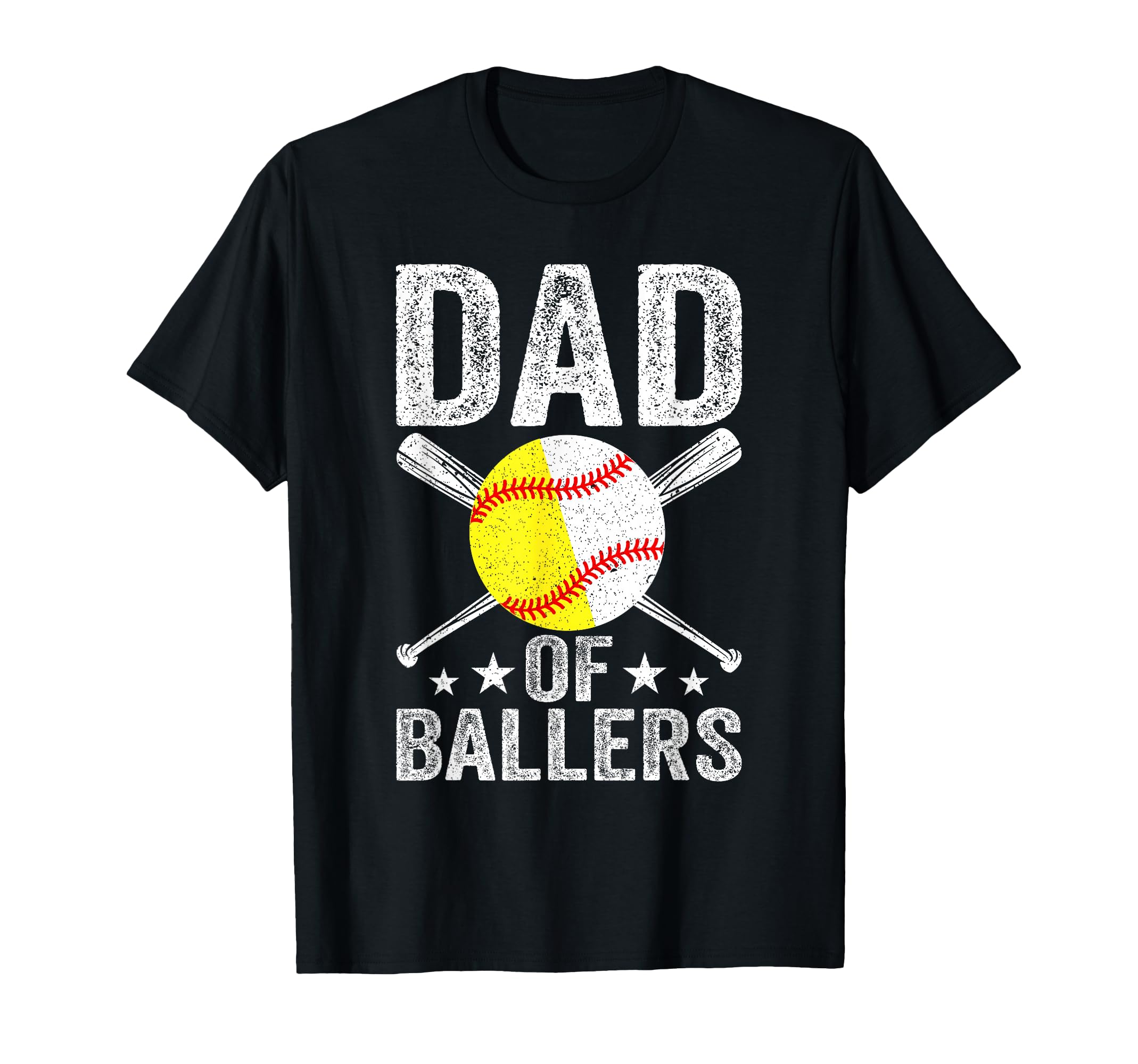 Dad Ballers Funny Dad Baseball And T-Shirt - Fun Novelty Design Men Women - T-Shirt, Sweatshirt, Hoodie