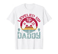 Funny I Leveled Up To Daddy New Dad T-Shirt - Graphic Print for Adults - T-Shirt, Sweatshirt, Hoodie