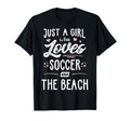 Just Who Loves Soccer And Beach Gift T-Shirt - Streetwear Style for Adults - T-Shirt, Sweatshirt, Hoodie