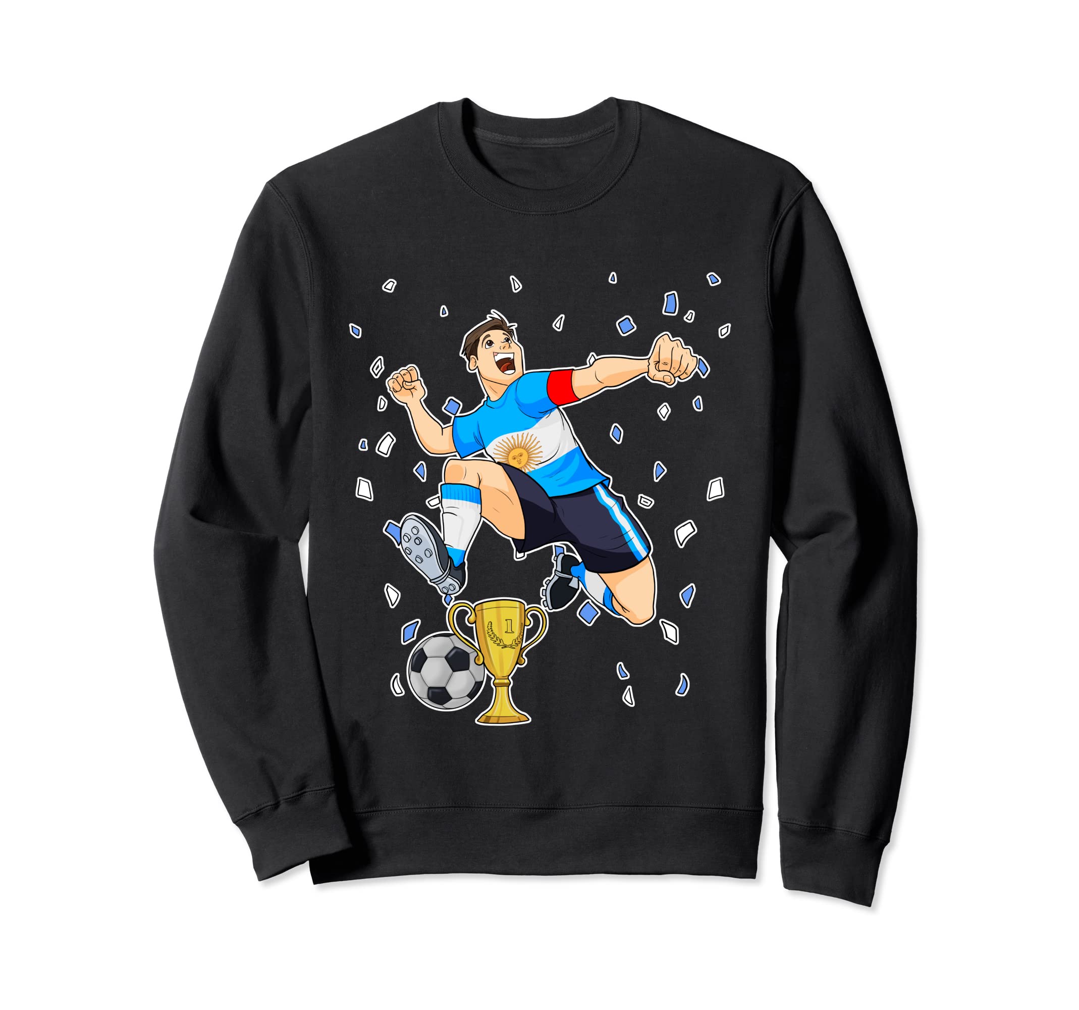 Argentinan Soccer I Soccer Sweatshirt - Streetwear Style Men Women - T-Shirt, Sweatshirt, Hoodie
