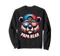 Papa Bear Gifts Funny Birthday Fun Gift Sweatshirt - Unique Graphic Unisex - T-Shirt, Sweatshirt, Hoodie